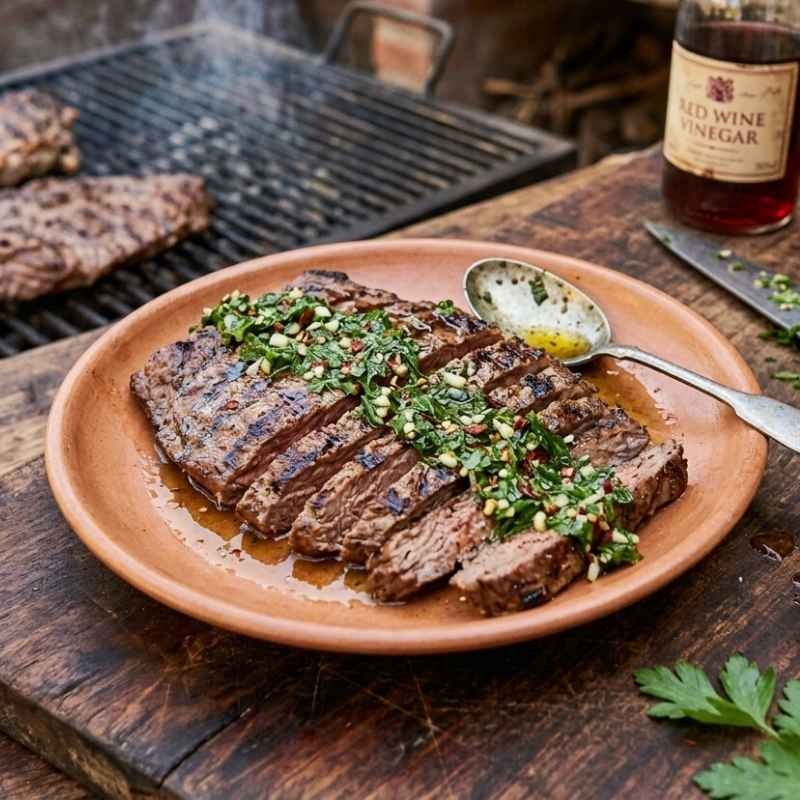 Why Authentic Chimichurri Is Green Sauce chicken